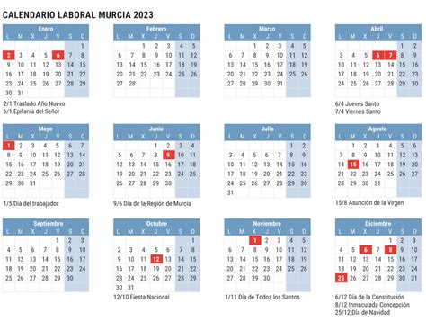Festivos En Murcia 2023 Calendario Laboral Murcia 2023: Fechas y Curiosidades